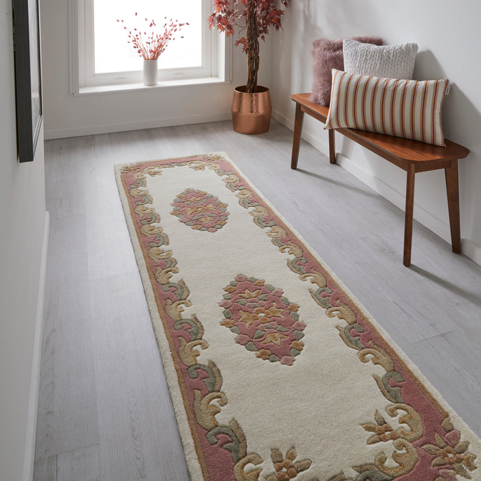 Royal Cream/Rose Rugs