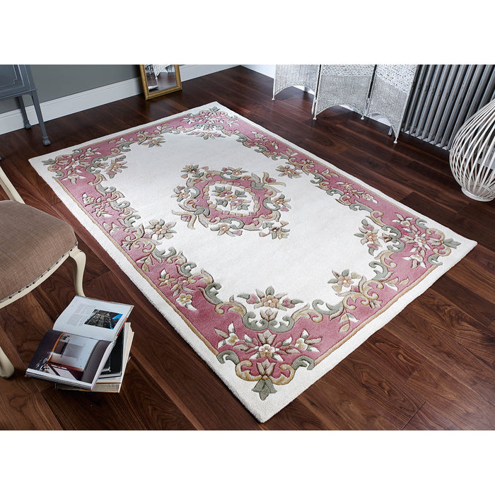 Royal Cream/Rose Rugs