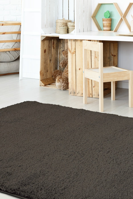 Snug Plain Charcoal Rugs