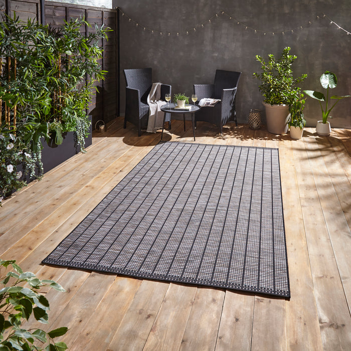 Santa Monica A041 Black Rugs