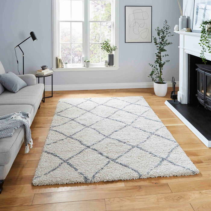 Scandi Berber G257 Cream/Grey Rugs