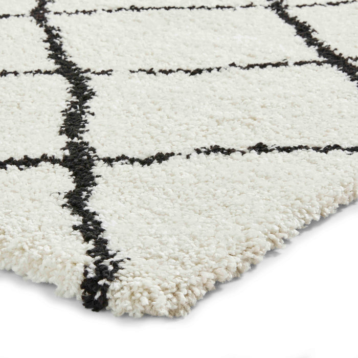 Scandi Berber G257 White/Black Rugs