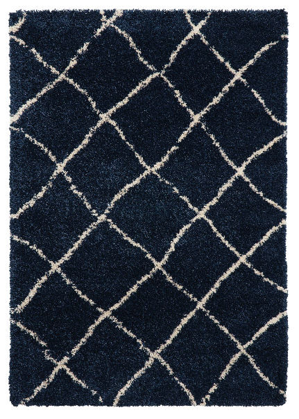 Scandi Berber G257 Navy/Cream Rugs