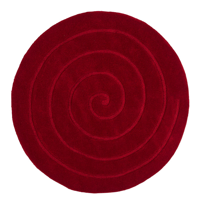 Spiral Red Rugs