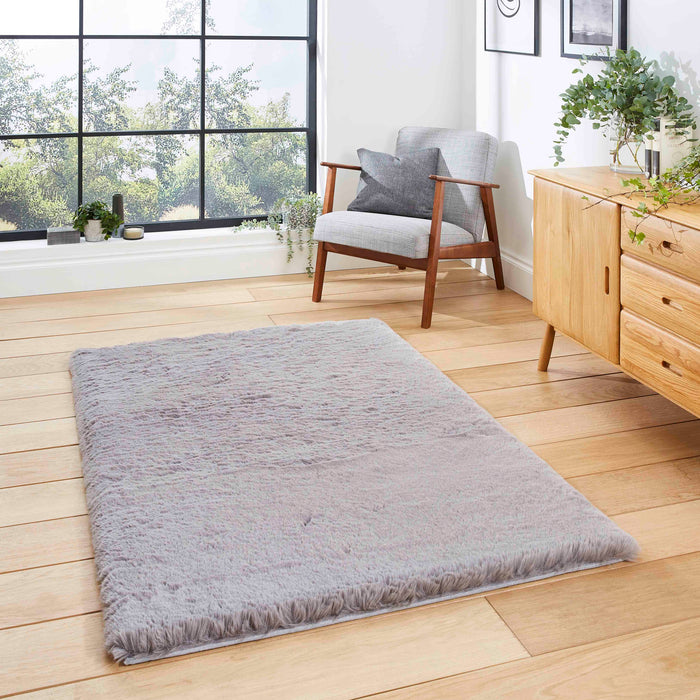 Super Teddy Grey Rugs