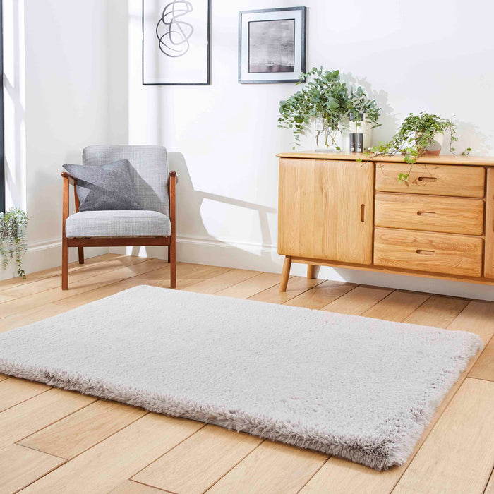 Super Teddy Silver Rugs