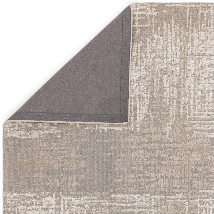 Torino Abstract Distressed Textured Wool Rugs in Natural
