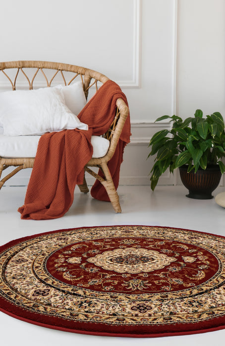 Victoria Traditional Red Rugs