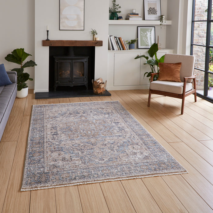 Vintage 35018 Blue Rugs