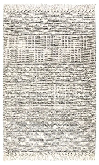 Anya Anya01 Natural Flatweave Geo Rugs