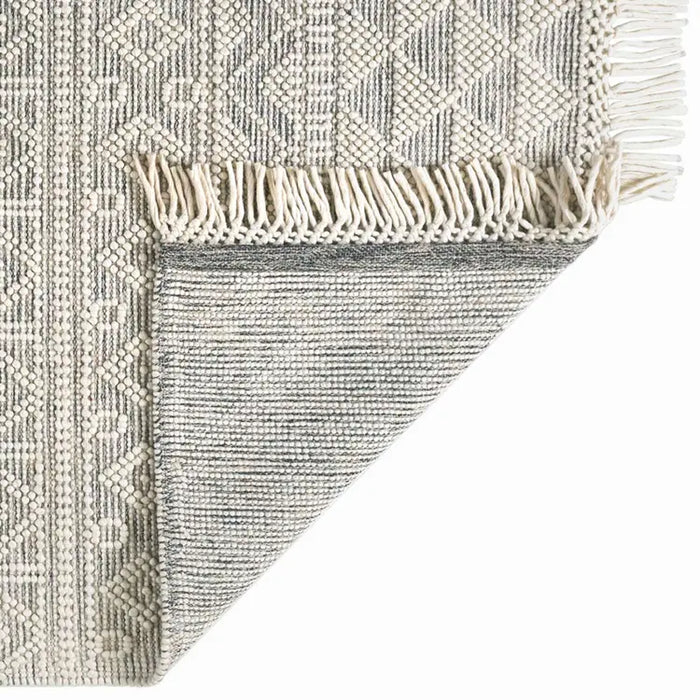 Anya Anya01 Natural Flatweave Geo Rugs