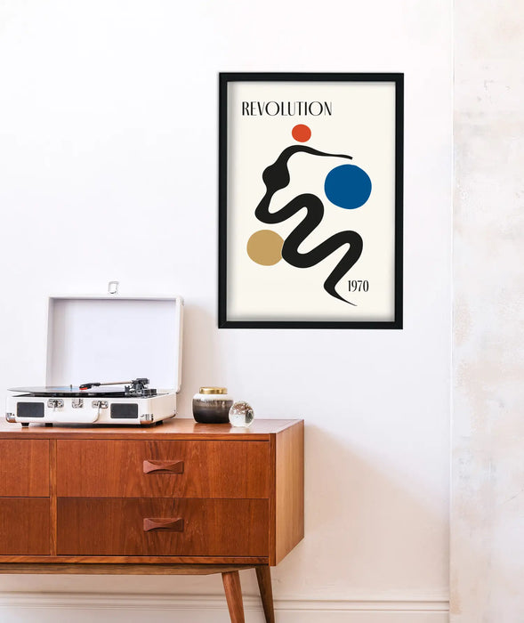 Revolution Giclée retro Art Print