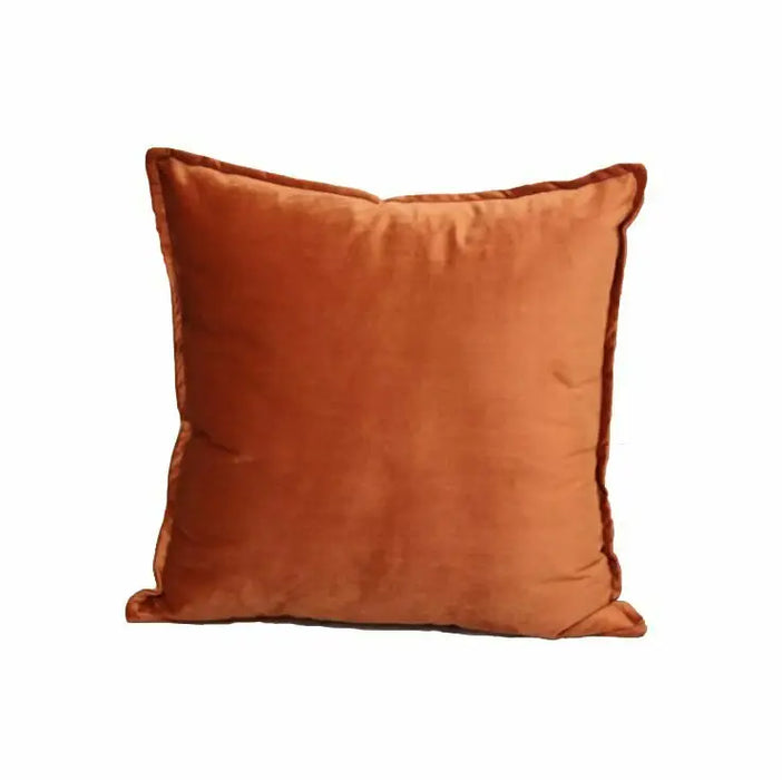 Luxury Feel Velvet Orange Cushion